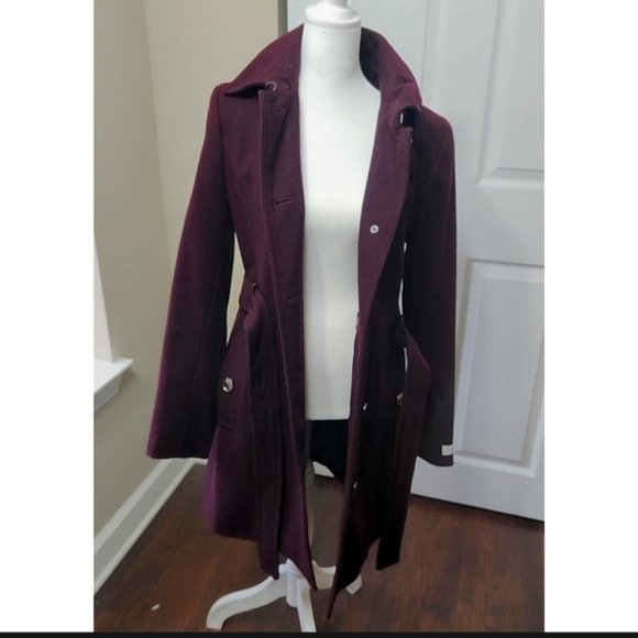 CALVIN KLEIN WOMENS COAT SIZE XS PURPLE COLR - Picture 5 of 14